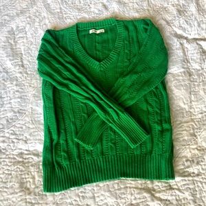 OLD NAVY Women’s v-neck cable knit sweater, Size M